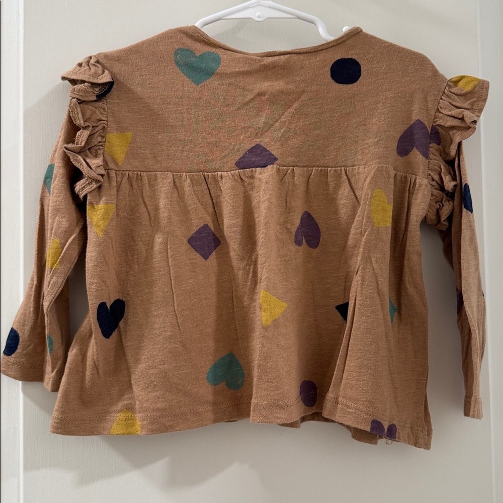 Zara Kids Brown Long Sleeve with Colorful Shapes - Picture 7 of 7